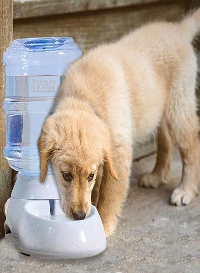 PARSPAR Automatic Pet Water Food Dispenser 3.5L Large Capacity Self-Dispensing Gravity Pet Feeder Waterer Cat Dog Feeding Bowl Drinking Water/Automatic Feeding Pet Supplies - 1Pcs - Image 5